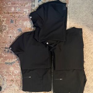 Figs Black Medical Scrub Set - Women's